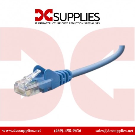 Belkin A3L980-08-BLU-S CAT6 Snagless Patch Cable RJ45M/RJ45M8 ft Blue (A3L980-08-BLU-S)