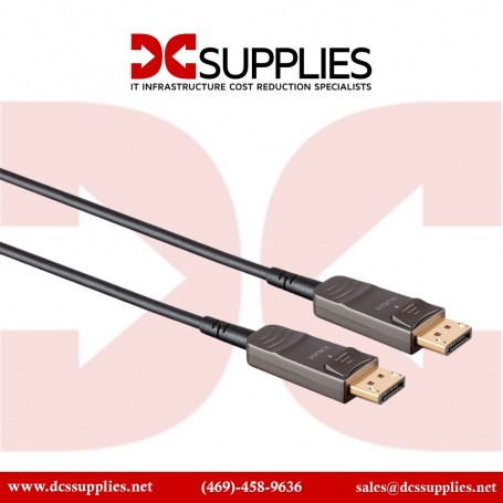 Monoprice 21806 SlimRun AV DisplayPort Cable (50ft) - 8K 30Hz, 5K 60Hz, 4K 120Hz, AOC (21806)