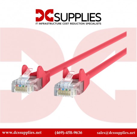 Belkin A3L980-04-RED-S 4Ft CAT 6 Snagless Patch Cable - Red (A3L980-04-RED-S)