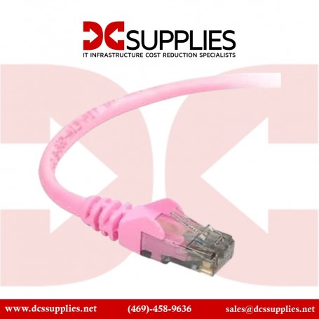 Belkin A3L980-03-PNK-S CAT6 Snagless Networking Patch Cable 3-Ft Pink (A3L980-03-PNK-S)