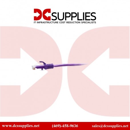 C2G C2G30189 3FT CAT6A Purple Slim Ethernet (C2G30189)