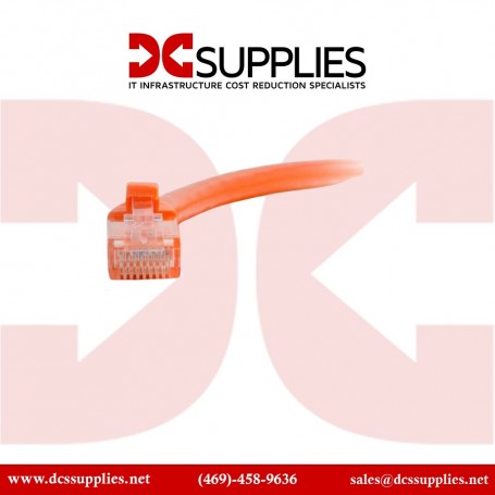 C2G C2G30177 7FT CAT6A Orange Slim Ethernet (C2G30177)