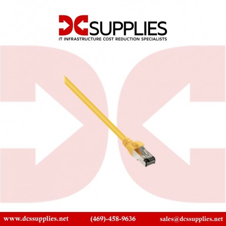 C2G C2G30168 3FT CAT6A Yellow Slim Ethernet (C2G30168)