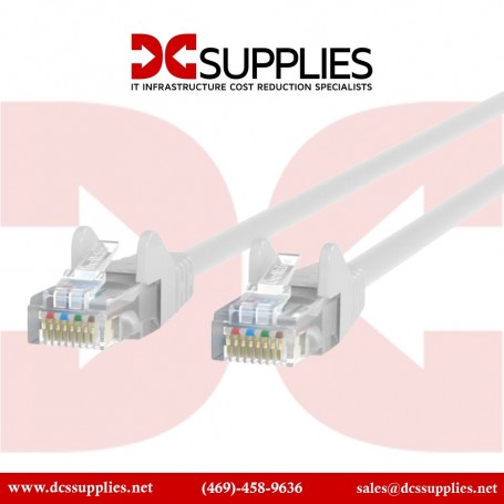 Belkin A3L791-15-WHT-M cat5e molded patch cable - 15 ft - white (A3L791-15-WHT-M)