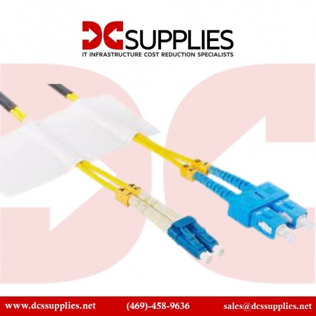 Belkin F2F802LL-50M Fiber Optic Cable LC-LC Duplex/SM 50M (F2F802LL-50M)