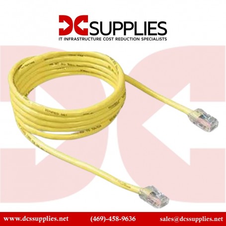 Belkin A3L781-03-YLW CAT 5e RJ45 Patch Cable 3-Ft Yellow (A3L781-03-YLW)