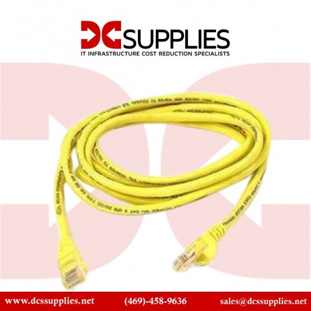 Belkin A3L781-03-YLW CAT 5e RJ45 Patch Cable 3-Ft Yellow (A3L781-03-YLW)