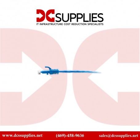 C2G C2G30125 1FT CAT6A Blue Slim Patch Cable (C2G30125)