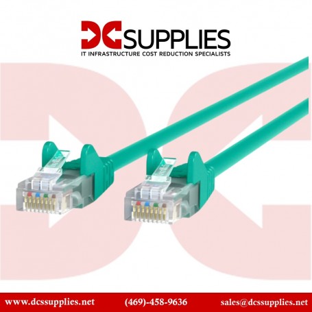 Belkin A3L980-75-GRN-S CAT6 Snagless Patch Cable RJ45M/RJ45M 75 Green (A3L980-75-GRN-S)