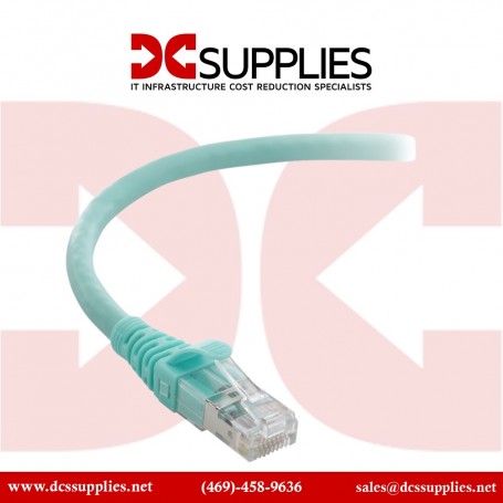 Belkin F2CP003-03AQ-LS 3 ft. Cat 6A Aqua Cat. 6a Snagless Patch Cable (F2CP003-03AQ-LS)