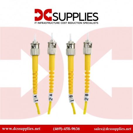 Belkin F2F80200-05M 5M Duplex Fiber Optic Cable ST/ST 8.3/125 (F2F80200-05M)