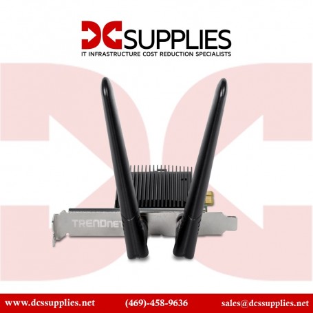 TRENDnet TEW-907ECH AX3000 Wireless Dual-Band Wi-Fi & Bluetooth 5.2 PCIe Adapter (TEW-907ECH)