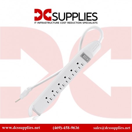 Belkin F9D160-04 6-Outlet Power Strip with 4 ft Cord (F9D160-04)