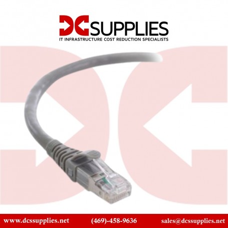Belkin F2CP003-01GY-LS RJ-45 Patch Cable, 1 Meter, Grey (F2CP003-01GY-LS)