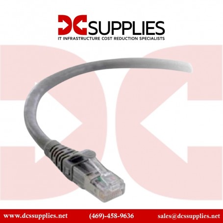 Belkin F2CP003-10GY-LS 10FT Cable CAT6A Patch STP-RJ45 RJ45 Snagless Gray (F2CP003-10GY-LS)