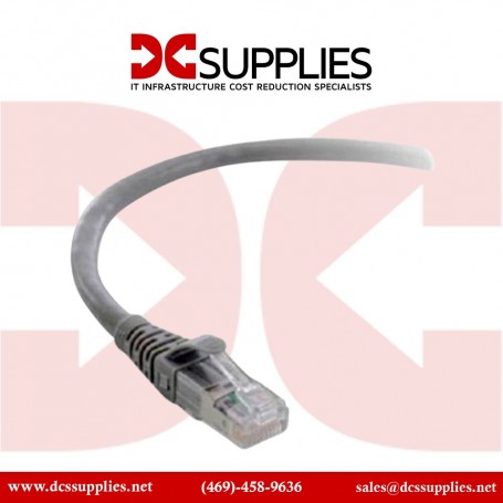 Belkin F2CP003-14GY-LS 14FT Cable CAT6A Patch STP-RJ45 RJ45 Snagless Gray (F2CP003-14GY-LS)