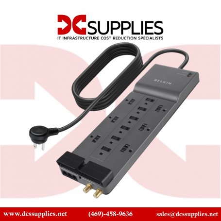 Belkin BP112230-08 PivotPlug 12-Outlet Surge Protector 8-Foot Cord (BP112230-08)