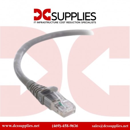 Belkin F2CP003-25GY-LS 25FT Cable CAT6A Patch STP-RJ45 RJ45 Snagless Gray (F2CP003-25GY-LS)