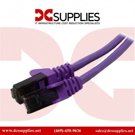 Belkin A3L980-01-PUR-S CAT6 Snagless Patch Cable RJ45M/RJ45M1 Purple (A3L980-01-PUR-S)