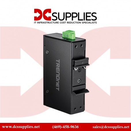 TRENDnet TI-GLC50 5 Port Industrial Gigabit DIN Rail Mini Switch (TI-GLC50)