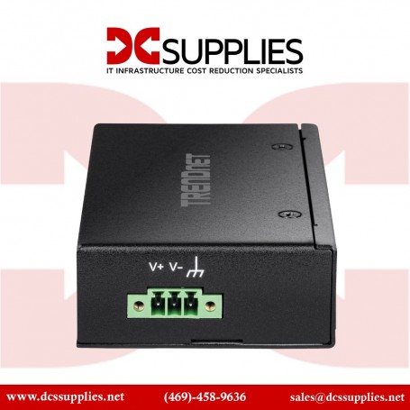 TRENDnet TI-GLC50 5 Port Industrial Gigabit DIN Rail Mini Switch (TI-GLC50)
