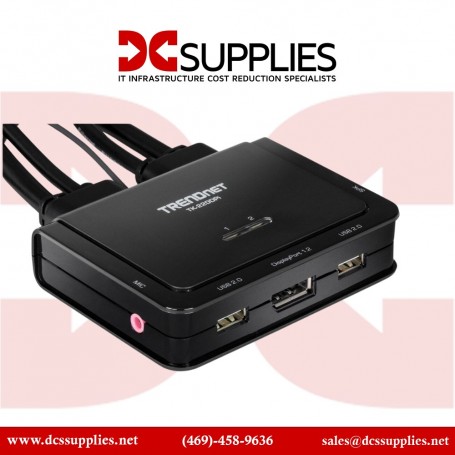 TRENDnet TK-220DPi KVM audio switch 2 ports (TK-220DPi)