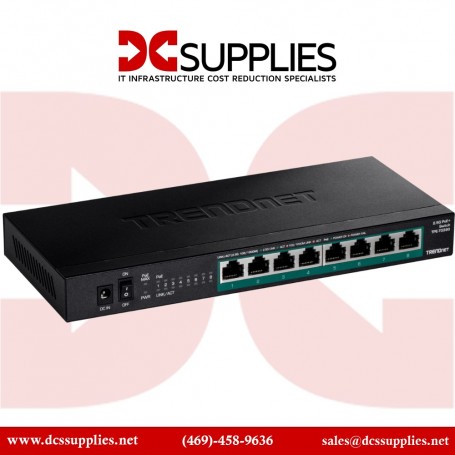 TRENDnet TPE-TG380 Unmanaged 2.5G PoE Ethernet Switch 8 Port (TPE-TG380)