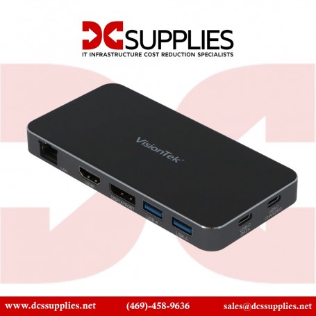 VisionTek 901527 VT350 Portable USB C Docking Station (901527)