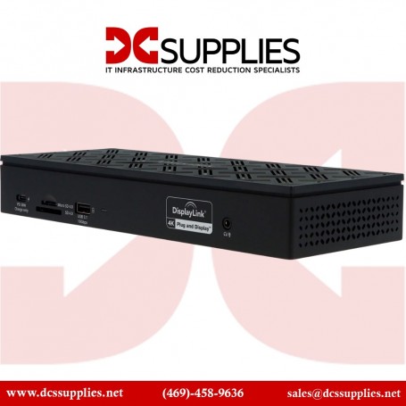 VisionTek 901492  VT8000 USB C 4X Monitor Docking Station 100W Power (901492)