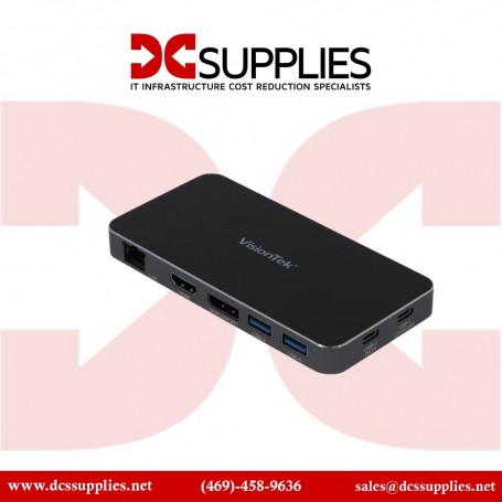 VisionTek 901469 VT400 Dual Display USB C Docking Station (901469)