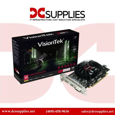 VisionTek 900900 RX 460 Radeon GDDR5 Overclocked Graphic Card 4 GB (900900)