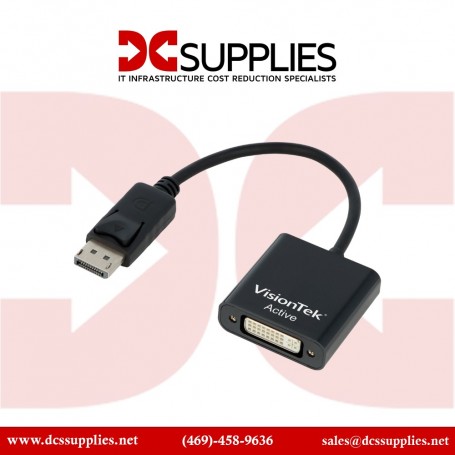 VisionTek 900340 DVI-D DisplayPort to SL Video Cable (900340)