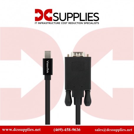 VisionTek 901217 Mini DisplayPort to VGA Active Cable 6 feet M/M (901217)