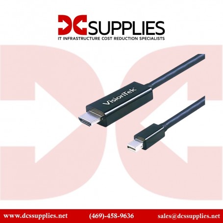 VisionTek 901215 Mini DisplayPort to HDMI Active VGA Cable 6 feet (901215)