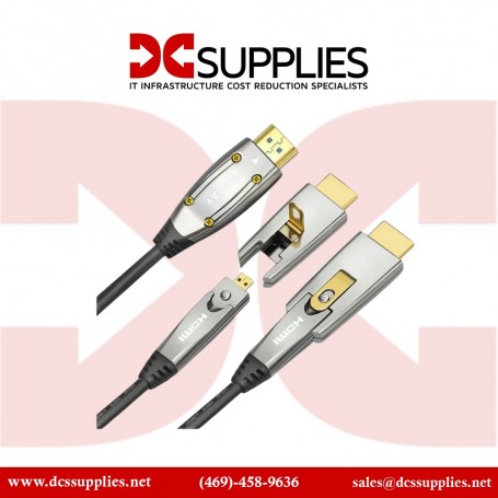 C2G 29535 25ft DisplayPort Active Optical Cable AOC 4K 60Hz Plenum CMP (29535)