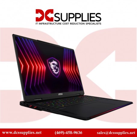 MSI RAIDER18HX14258 Raider18 HX 17" Gaming Laptop i9-14900HX RTX 4080 128GBDDR5 2TBNVMe SSD W11 Pro (RAIDER18HX14258)