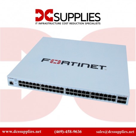 Fortinet FS-648F-FPOE FortiSwitch 648F-FPoE Layer 2/3 Ethernet Switch Controller (FS-648F-FPOE)
