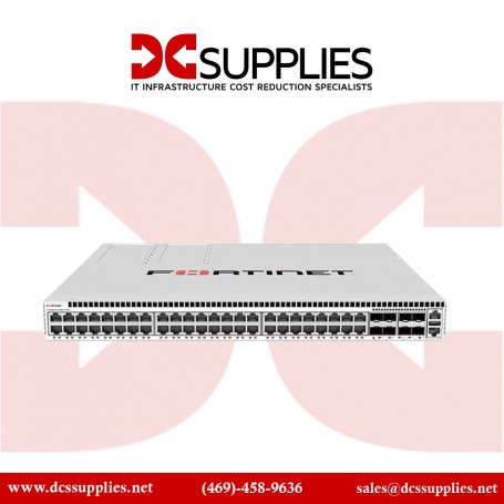 Fortinet FS-648F-FPOE FortiSwitch 648F-FPoE Layer 2/3 Ethernet Switch Controller (FS-648F-FPOE)