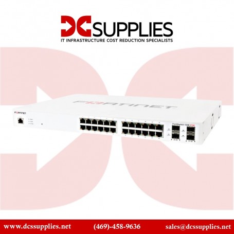 Fortinet FS-424E-FPOE Managed Gigabit Ethernet Switch 24 ports (FS-424E-FPOE)