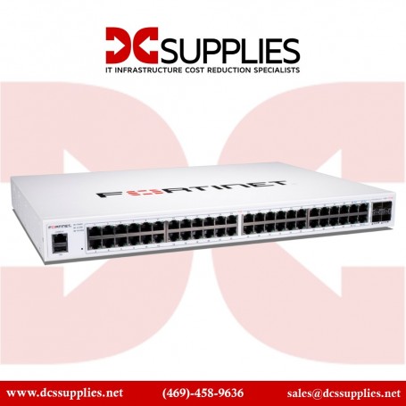 Fortinet FS-148F FortiSwitch 148F Switch 48 Ports Managed Rack Mountable (FS-148F)