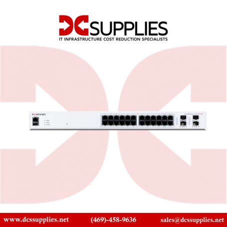 Fortinet FS-624F-FPOE FortiSwitch managed Ethernet Switch 24 port poe (FS-624F-FPOE)