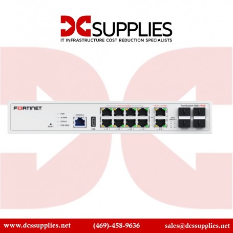 Fortinet FS-110G-FPOE FortiSwitch managed Ethernet switch 12 ports (FS-110G-FPOE)
