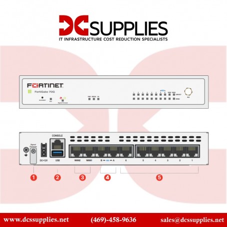Fortinet FG-70G-BDL-950-36 security Firewall appliance with 3 years FortiCare Premium Support (FG-70G-BDL-950-36)