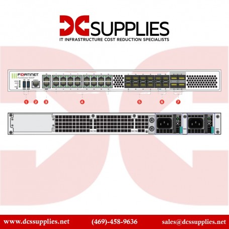 Fortinet FG-601F Forti Gate Firewall Appliance 16 Port (FG-601F)
