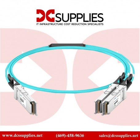 Mellanox Technologies MFS1S50-H010E InfiniBand/fiber optic cable 393.7" (10 m) QSFP56 2x QSFP56 Aqua color (MFS1S50-H010E)