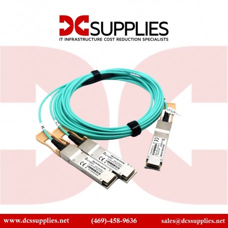 Mellanox Technologies MFS1S50-H010E InfiniBand/fiber optic cable 393.7" (10 m) QSFP56 2x QSFP56 Aqua color (MFS1S50-H010E)