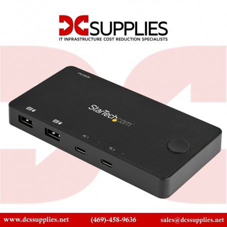 StarTech.com SV211HDUC 2 Port USB C KVM Switch - HDMI 4K 60HZ (SV211HDUC)