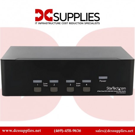 StarTech.com SV431DD2DUA 4 Port Dual DVI USB KVM Switch (SV431DD2DUA)