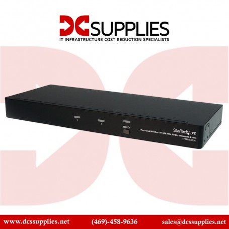 StarTech.com SV231QDVIUA 2Port Quad Monitor Dual-Link DVI KVM Switch (SV231QDVIUA)