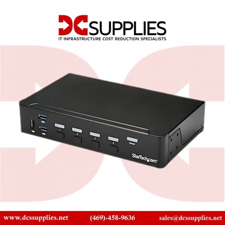 StarTech.com SV431HDU3A2 4 Port HDMI KVM Switch With Built-in USB 3.0 Hub (SV431HDU3A2)